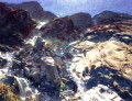 Paisaje de arroyos glaciares John Singer Sargent